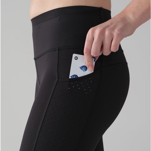 LK New Lululemon Mind Over Miles High Rise Run Leggings Tights Pants Womens 4 S - Picture 12 of 17